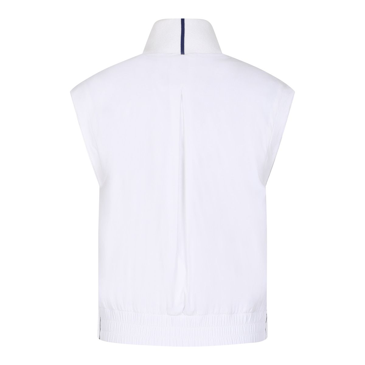 테일러메이드 어패럴(TAYLORMADE APPAREL) 26FW 여성 우븐 믹스 집업 니트 베스트 TS6-73HG21-100