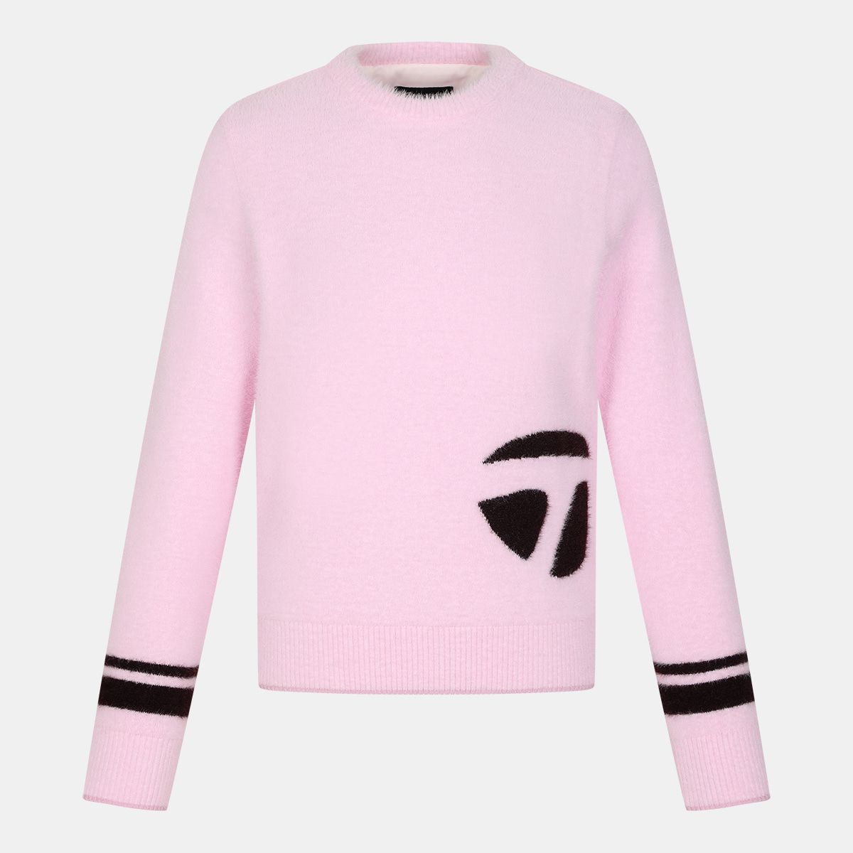 테일러메이드 어패럴(TAYLORMADE APPAREL) 26FW 여성 셔닐 로고 라운드 니트 TS6-81HG24-403