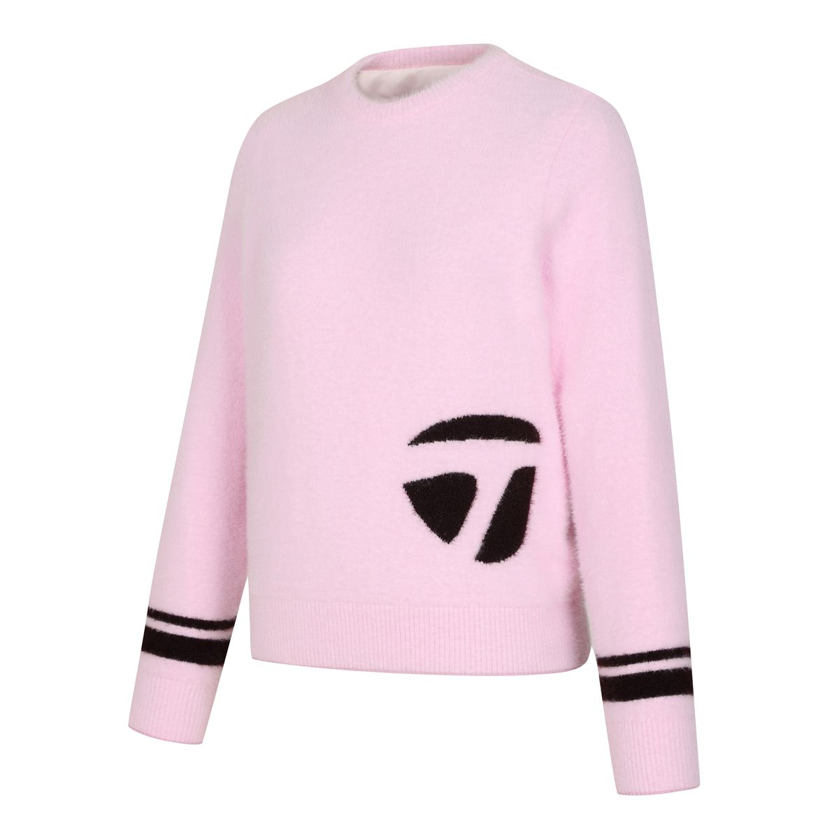 테일러메이드 어패럴(TAYLORMADE APPAREL) 26FW 여성 셔닐 로고 라운드 니트 TS6-81HG24-403