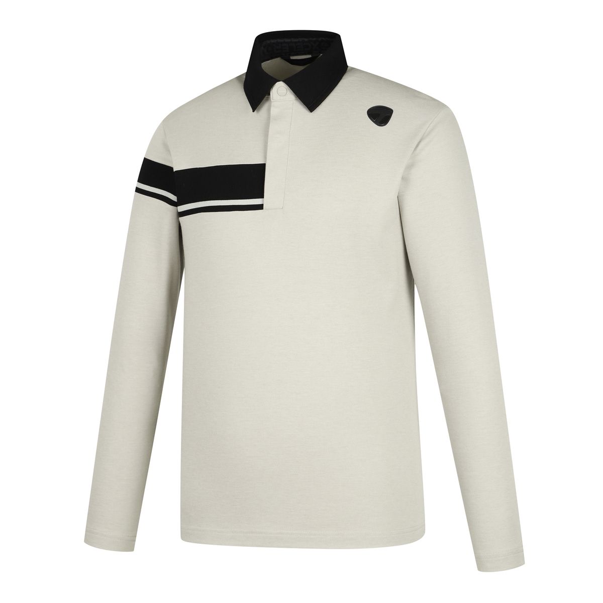 테일러메이드 어패럴(TAYLORMADE APPAREL) 26FW 남성 니트 컬러 블록 카라 티셔츠 TT6-32HG41-509