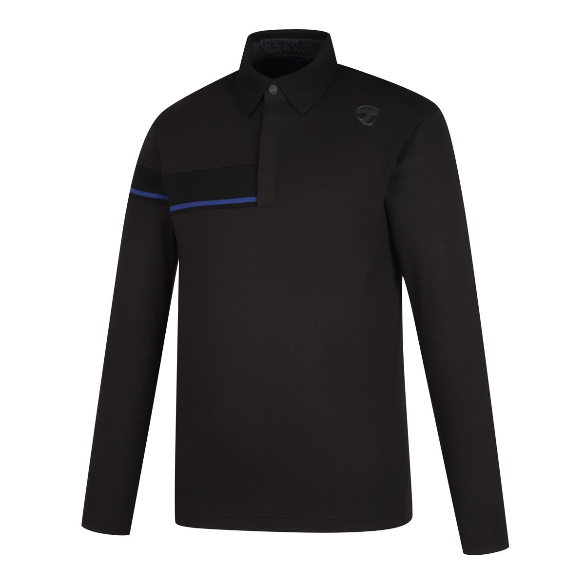 테일러메이드 어패럴(TAYLORMADE APPAREL) 26FW 남성 니트 컬러 블록 카라 티셔츠 TT6-32HG41-199
