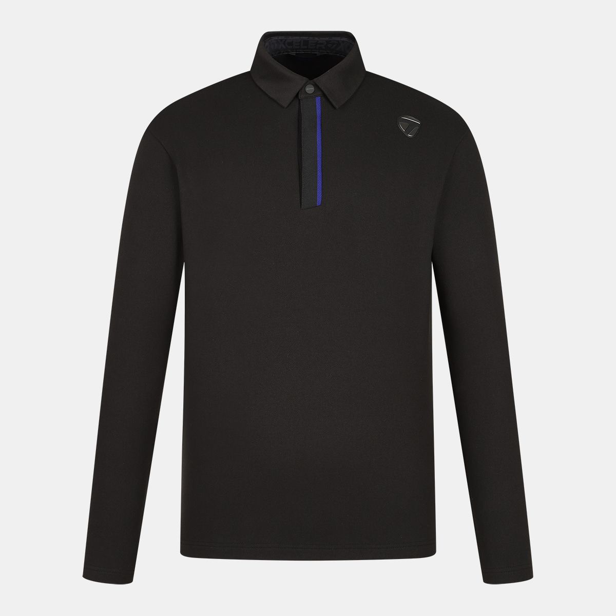 테일러메이드 어패럴(TAYLORMADE APPAREL) 26FW 남성 기모 단작 컬러 포인트 카라 티셔츠 TT6-34HG41-199