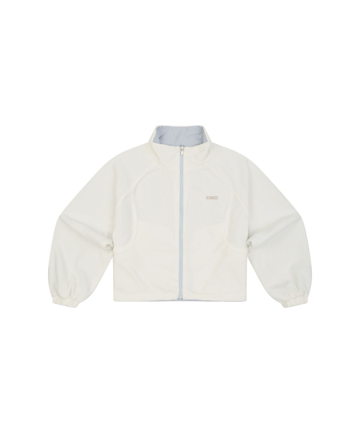 케이스위스(K-SWISS) 여성 올코트 리버서블 플리스 자켓_1KSJKWV501IV