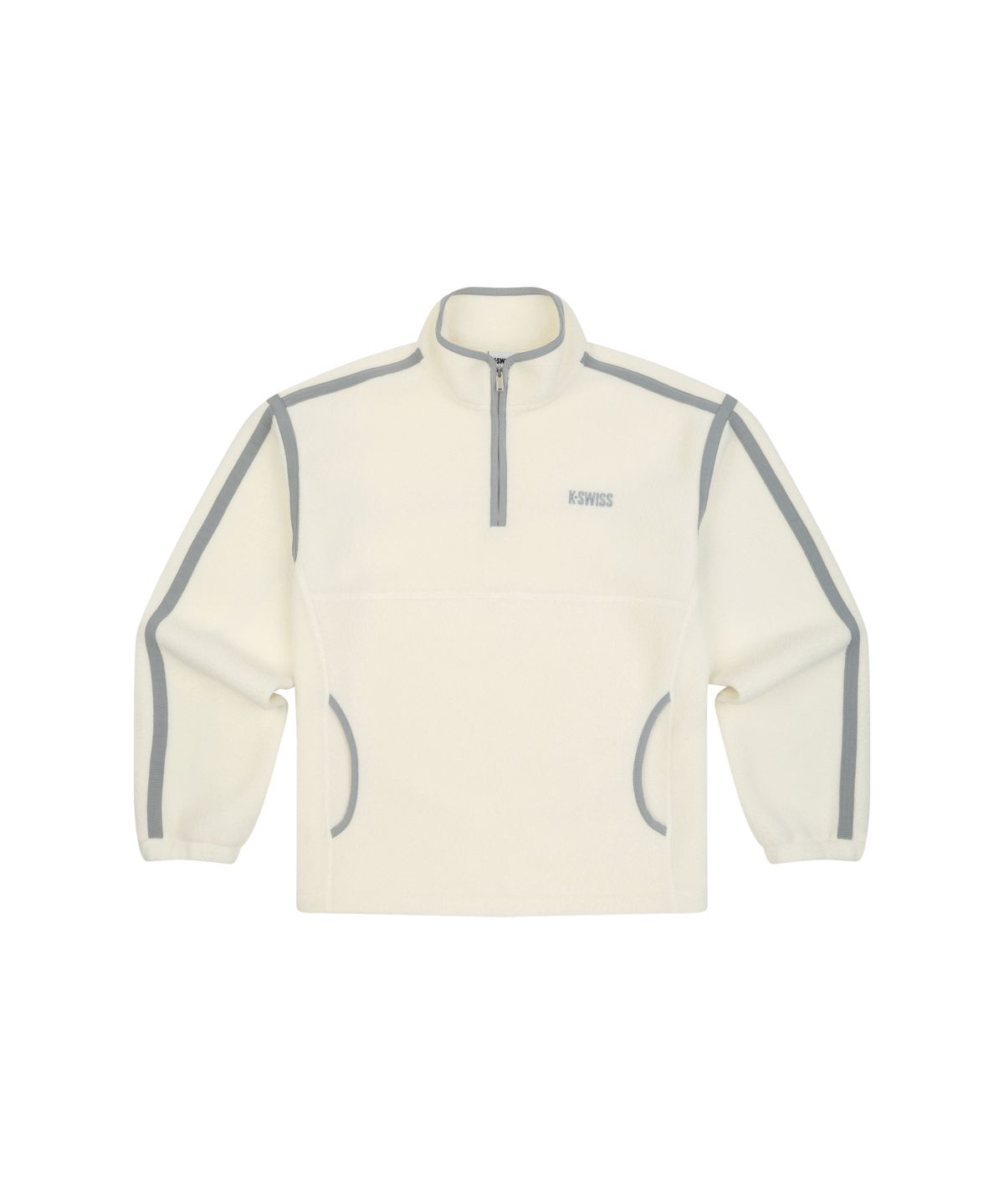 케이스위스(K-SWISS) 올코트 하프 플리스 집업_1KSTLWV901IV