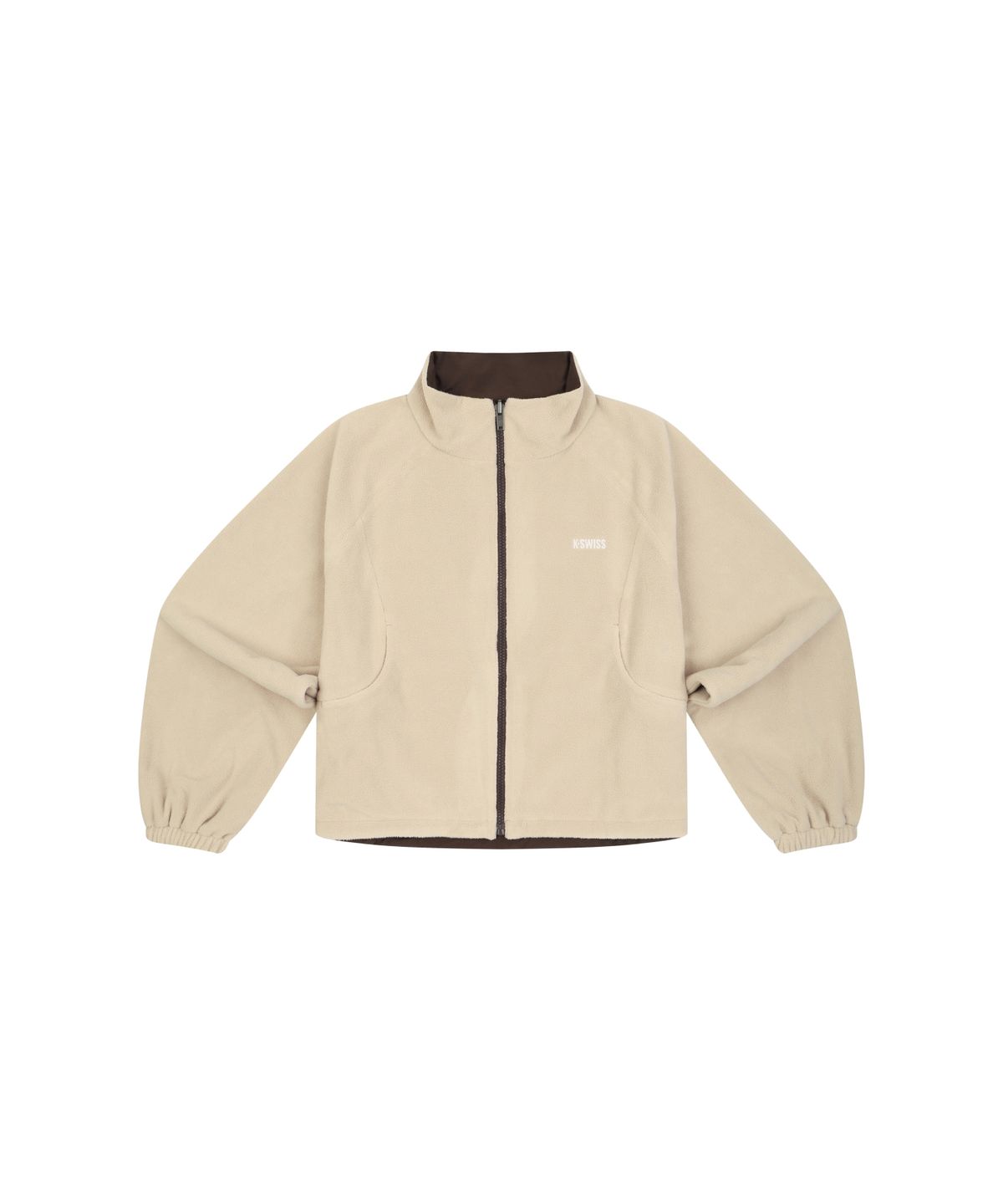 케이스위스(K-SWISS) 여성 올코트 리버서블 플리스 재킷_1KSJKWV501BE