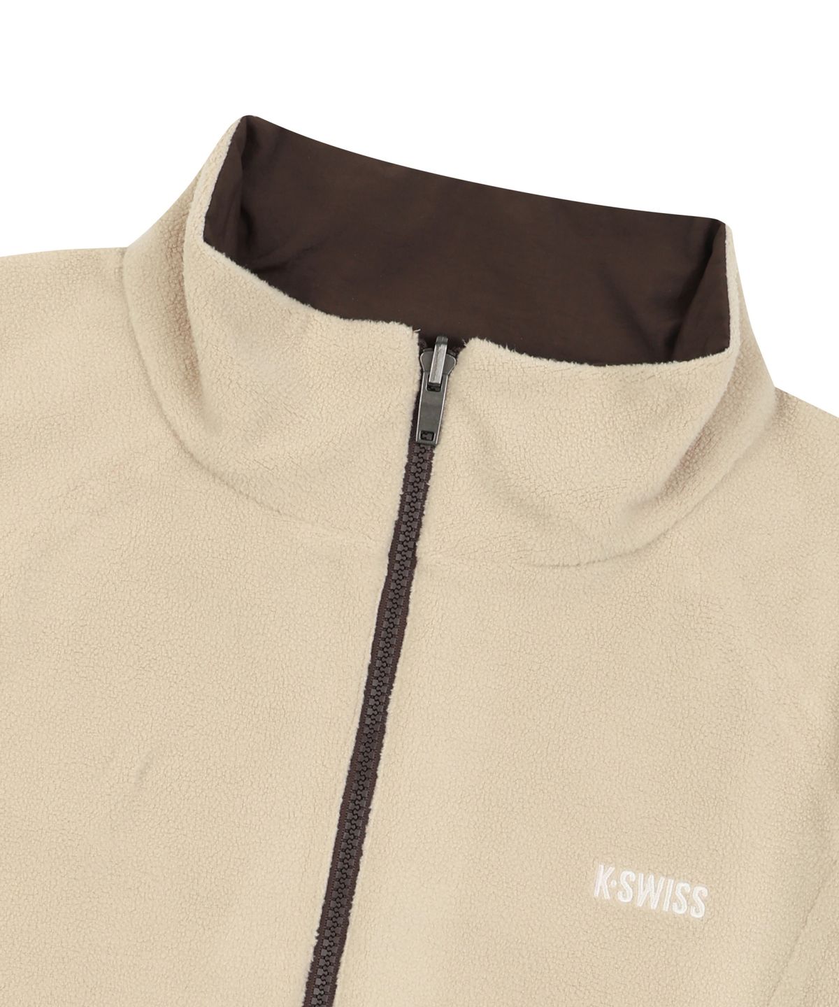케이스위스(K-SWISS) 여성 올코트 리버서블 플리스 재킷_1KSJKWV501BE