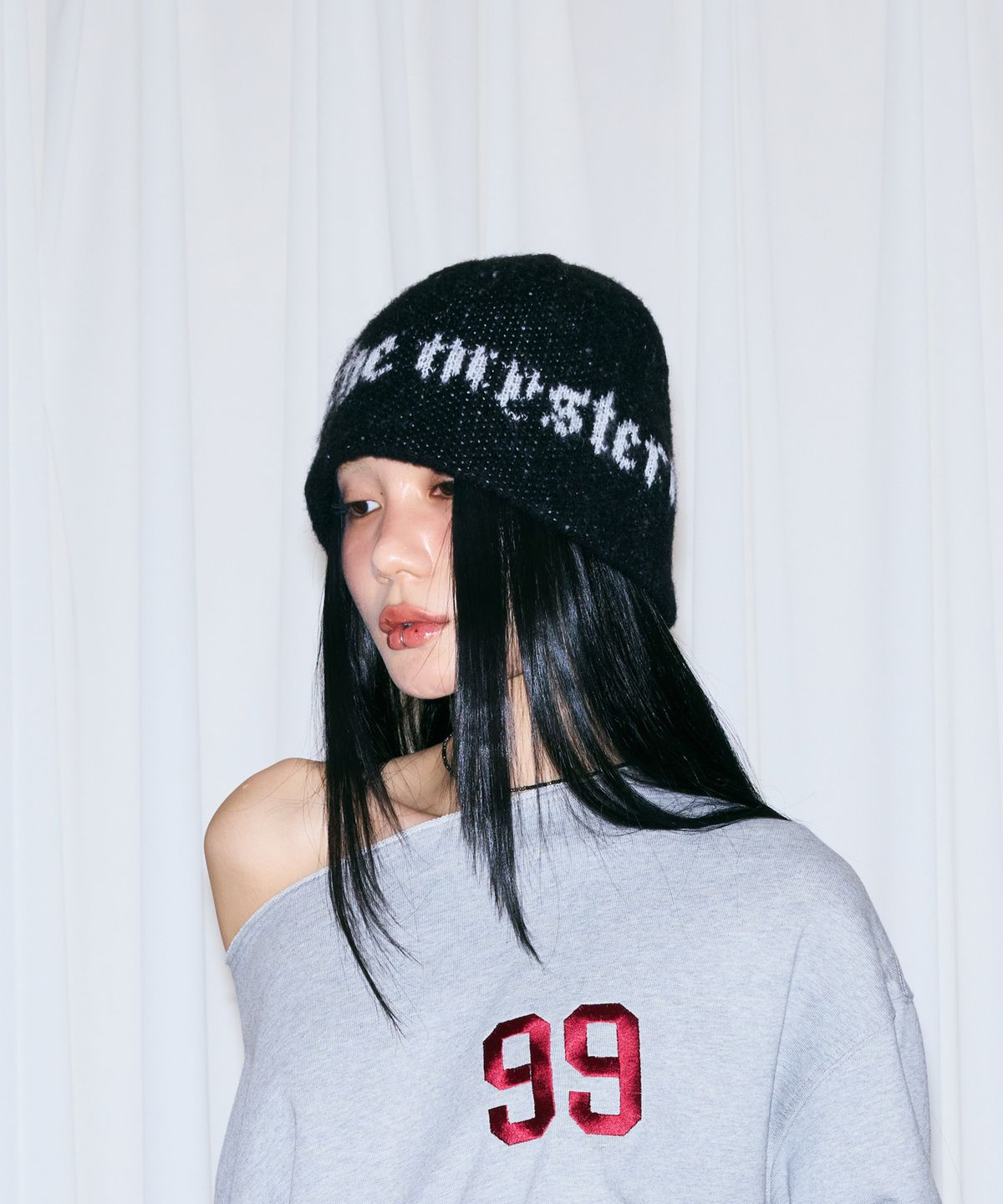미스테리어스호텔(THE MYSTERIOUS HOTEL) MYSTERIOUS BEANIE [BLACK]