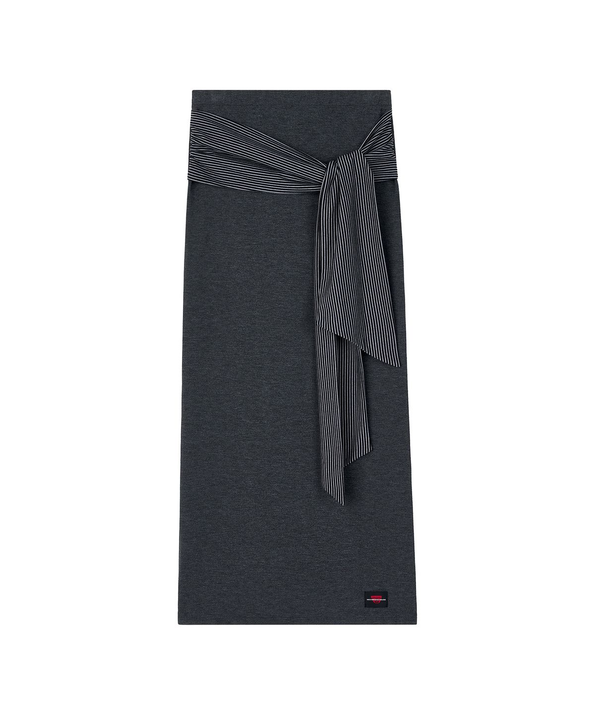 레코딩하우스(RECORDINGHOUSE) [W] REC SLIT LONG SKIRT [CHARCOAL]