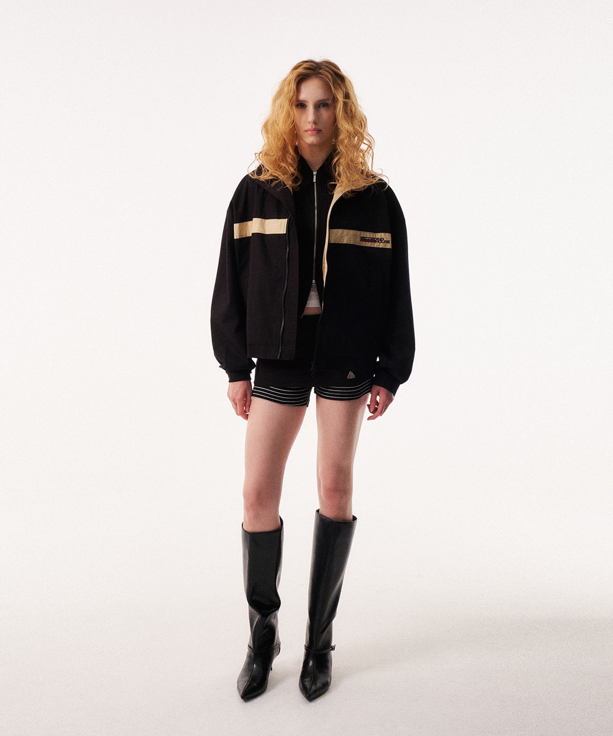 레코딩하우스(RECORDINGHOUSE) [W] REC TRACK JACKET [BLACK]