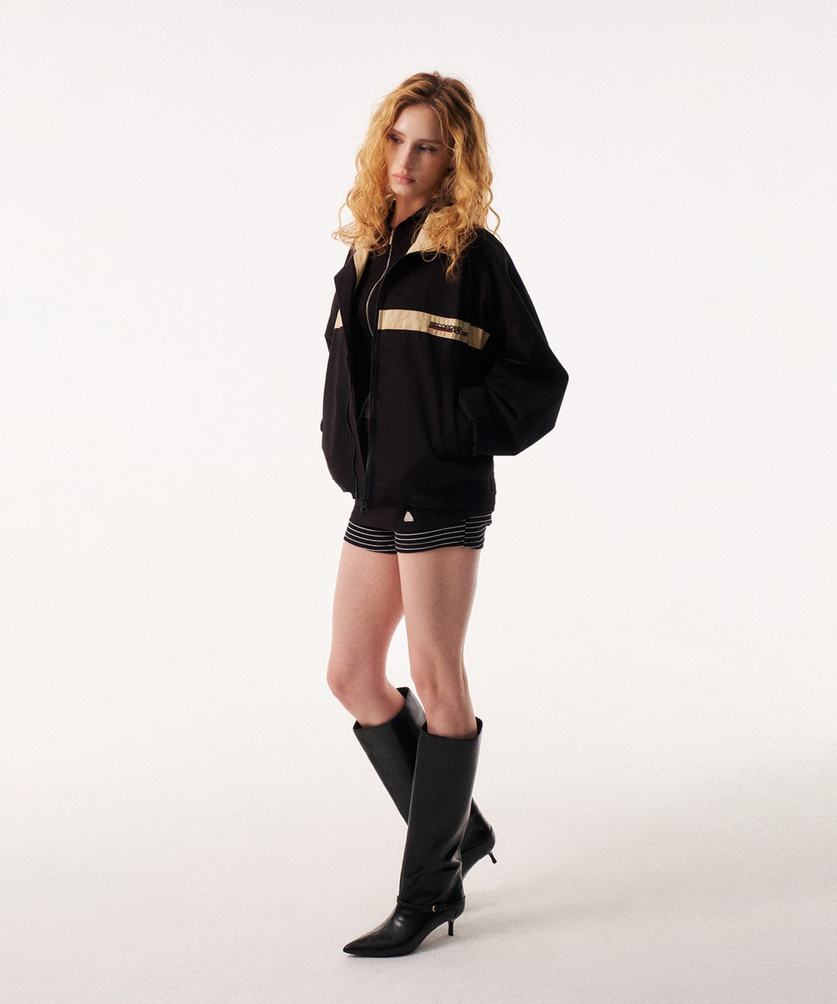 레코딩하우스(RECORDINGHOUSE) [W] REC TRACK JACKET [BLACK]