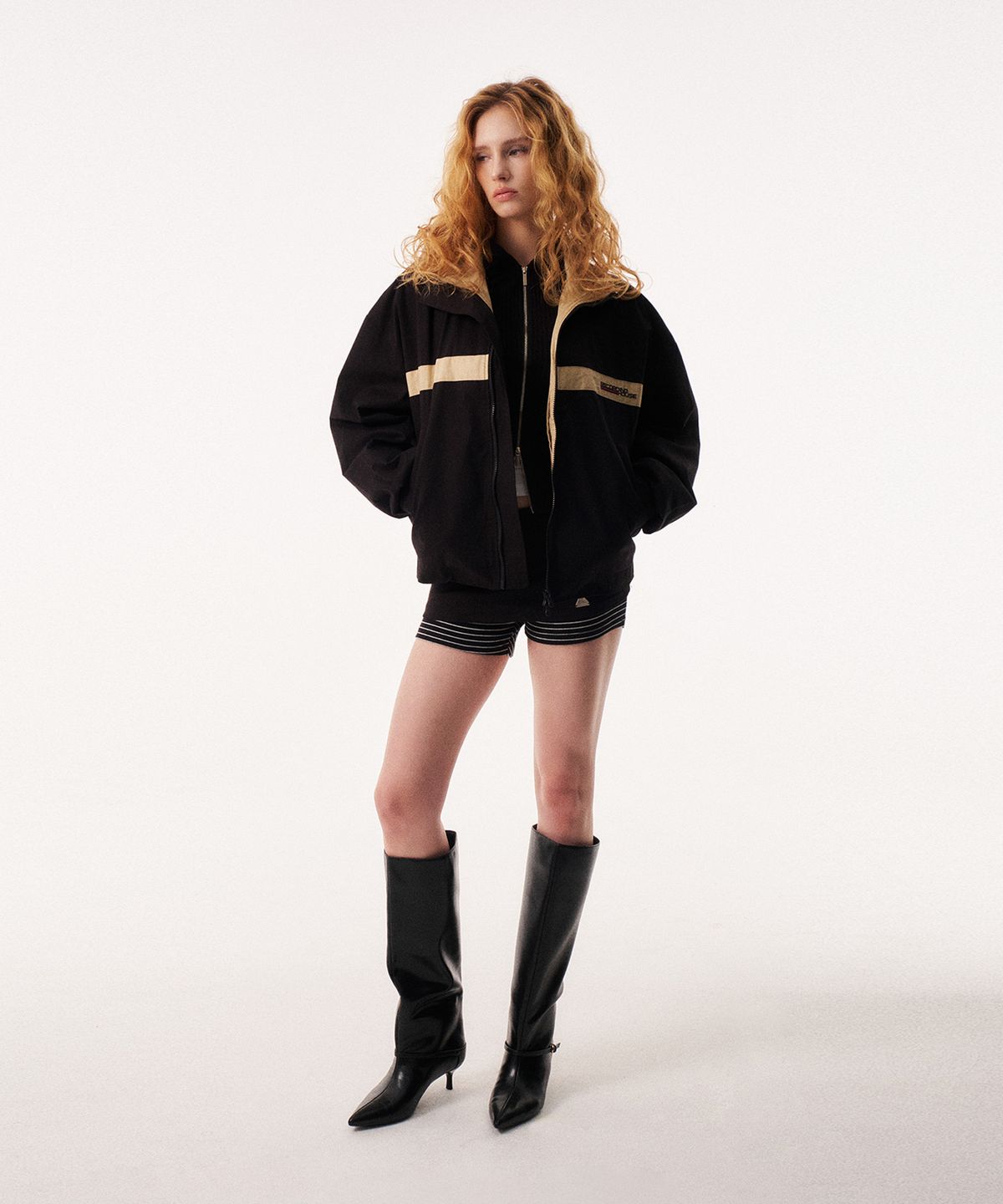 레코딩하우스(RECORDINGHOUSE) [W] REC TRACK JACKET [BLACK]