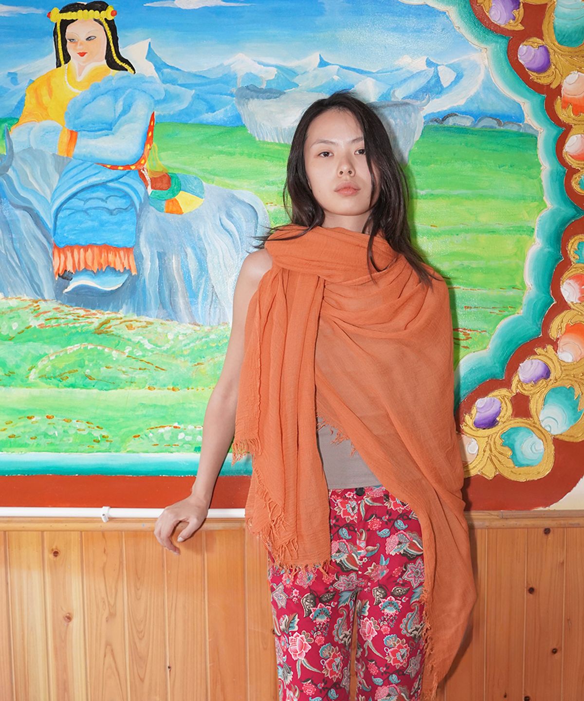 누아누(NUUANU) Mani Scarf_Mandarin