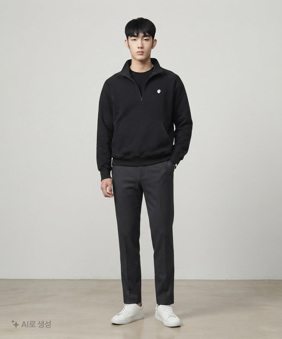 디스이즈네버댓(THISISNEVERTHAT) PAW Half Zip Pullover M