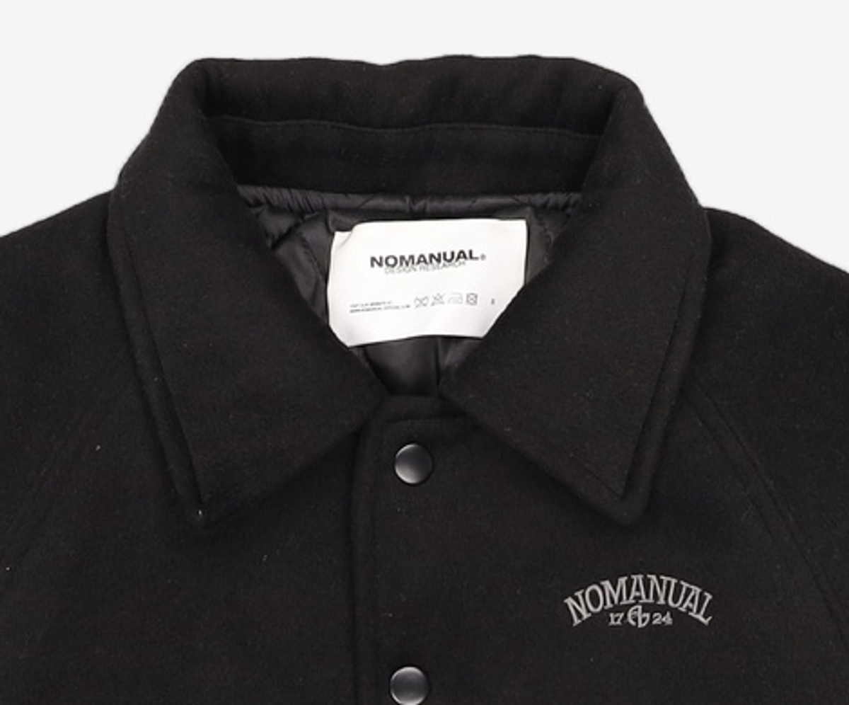 노매뉴얼(NOMANUAL) W.S VARSITY JACKET S