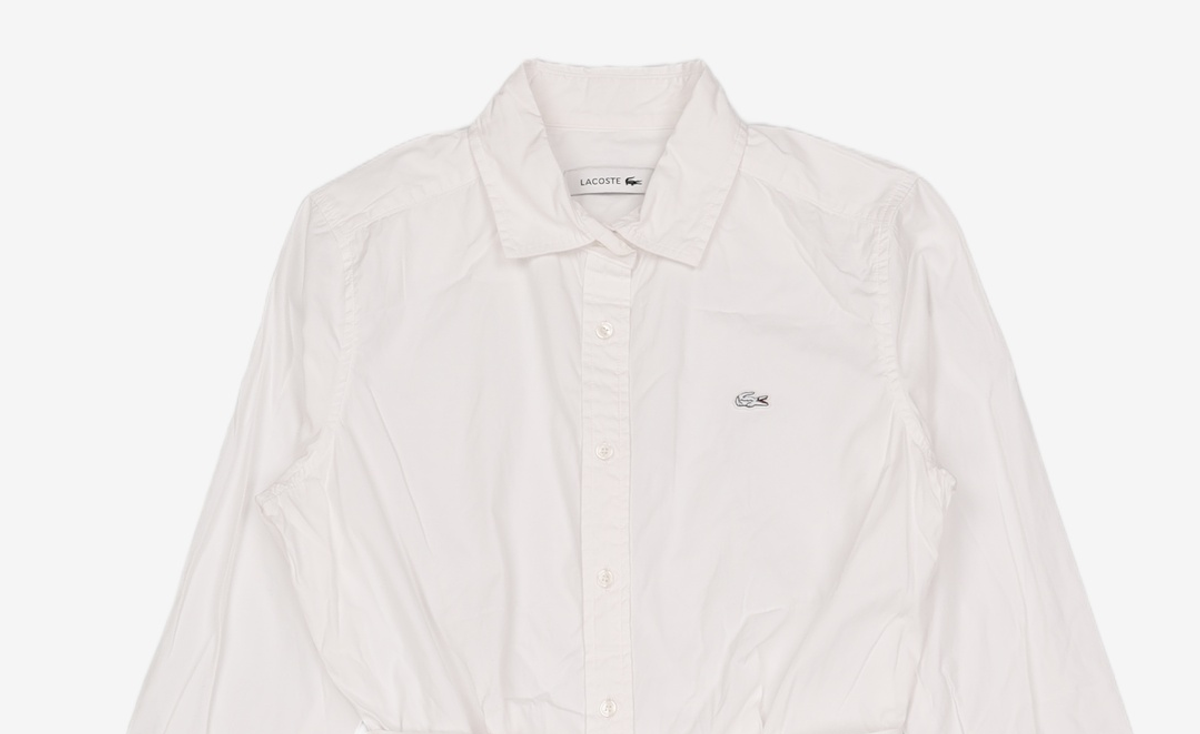 라코스테(LACOSTE) 여성 플레어 셔츠 원피스 LCST 36