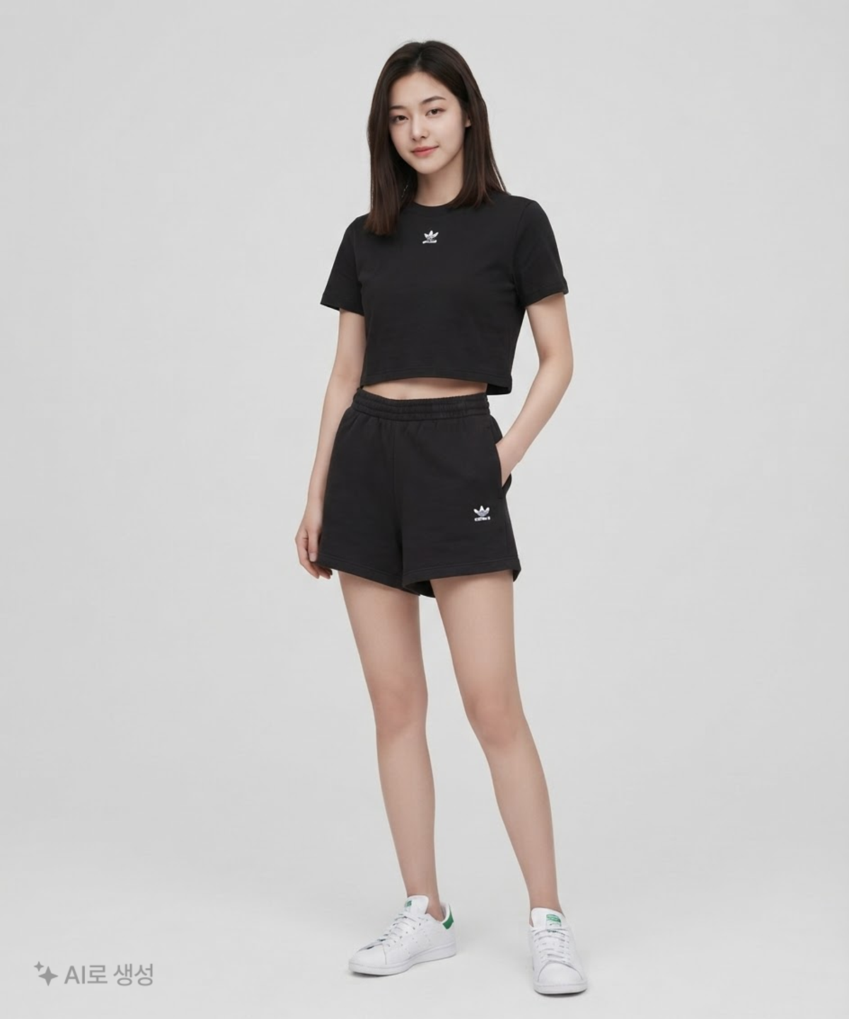 아디다스(ADIDAS) 숏 팬츠 - 블랙 / IA6451 S