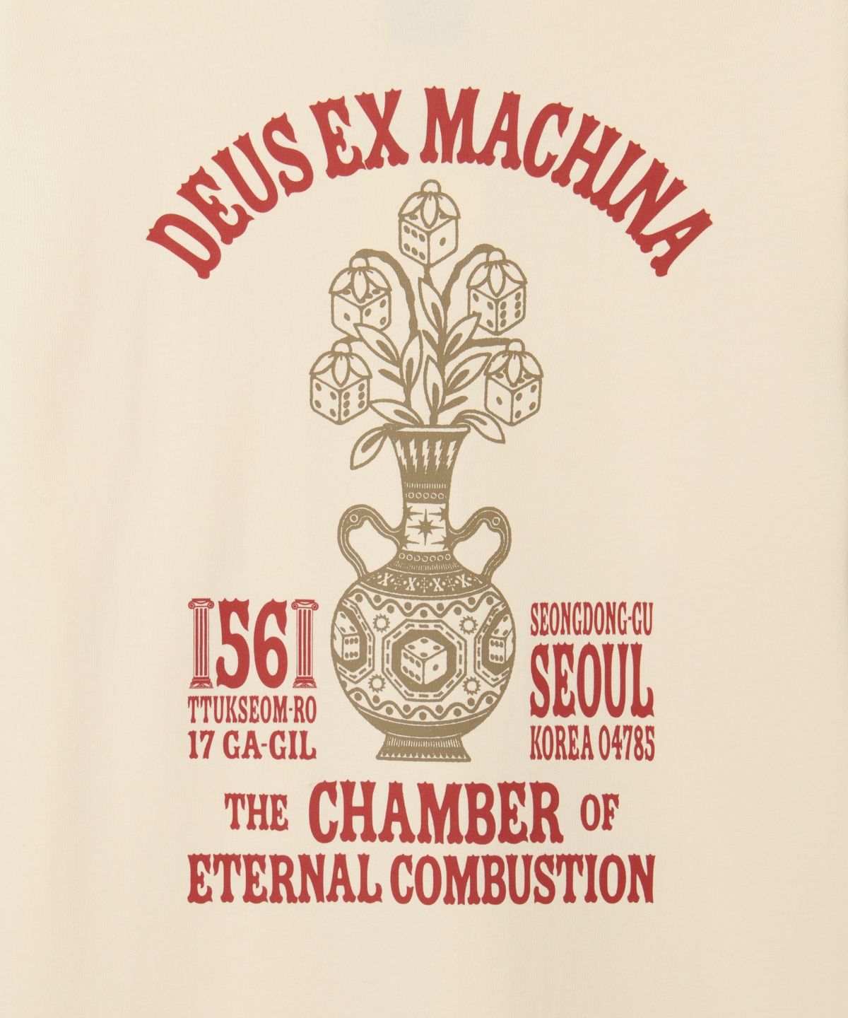 데우스 엑스 마키나(DEUS EX MACHINA) Seoul Ceramic Ls Tee_Ivory