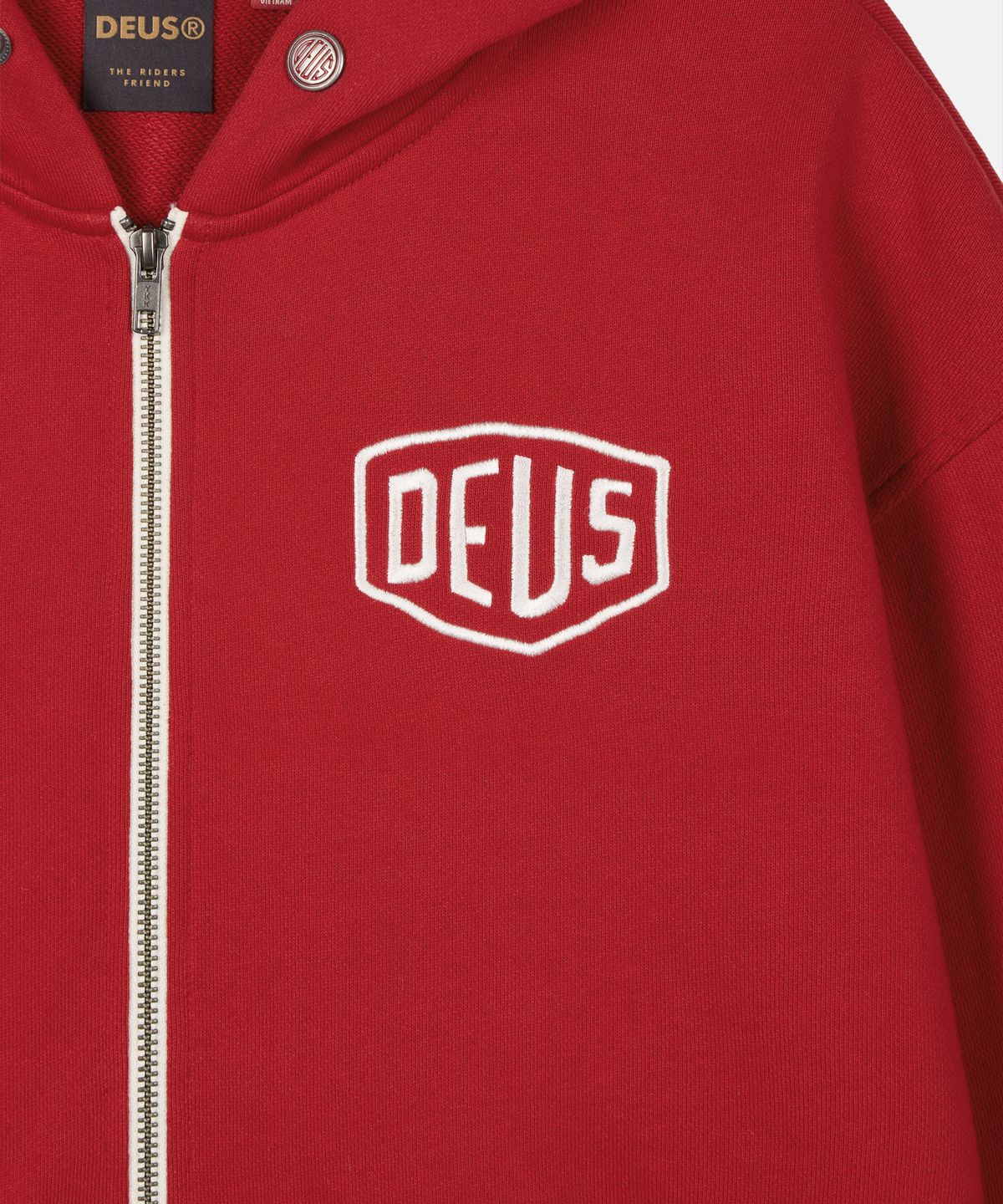 데우스 엑스 마키나(DEUS EX MACHINA) Custom Zip Hoodie_Red