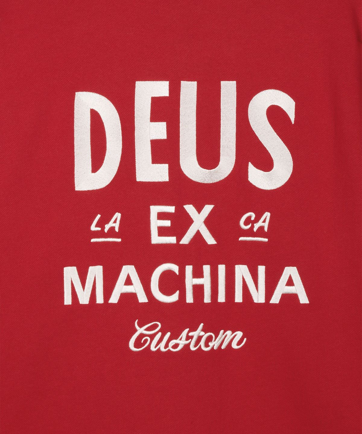 데우스 엑스 마키나(DEUS EX MACHINA) Custom Zip Hoodie_Red