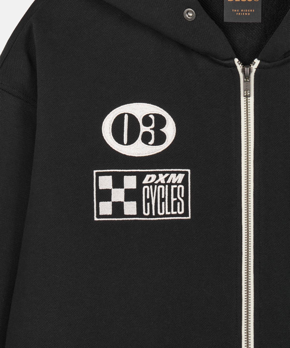 데우스 엑스 마키나(DEUS EX MACHINA) Custom Zip Hoodie_Black