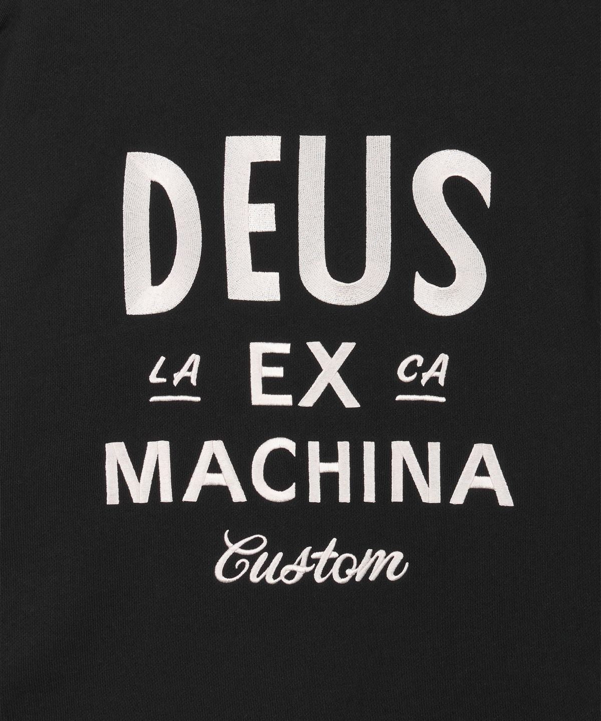 데우스 엑스 마키나(DEUS EX MACHINA) Custom Zip Hoodie_Black