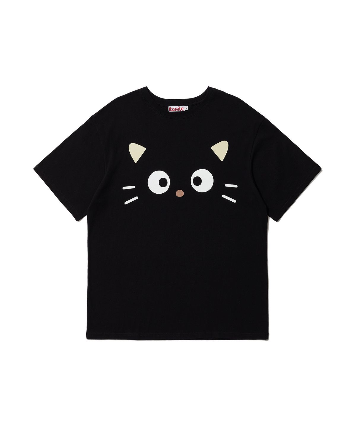 잇자바이브(ITZAVIBE) CHOCOCAT FACE T SHIRT