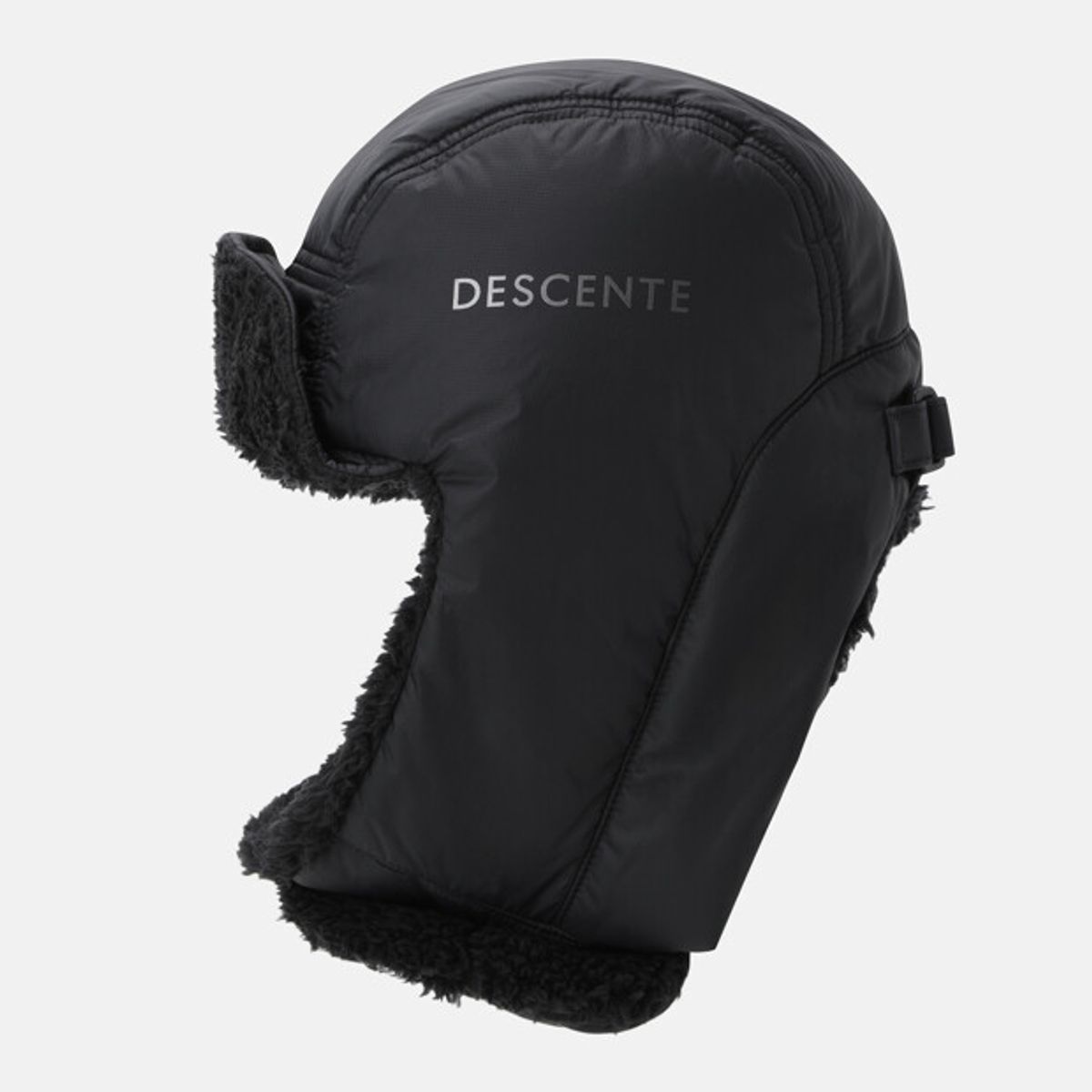 데상트(DESCENTE) 스위스 스키 퍼텍스 리버시블 트루퍼 햇 블랙 SR323ICP92