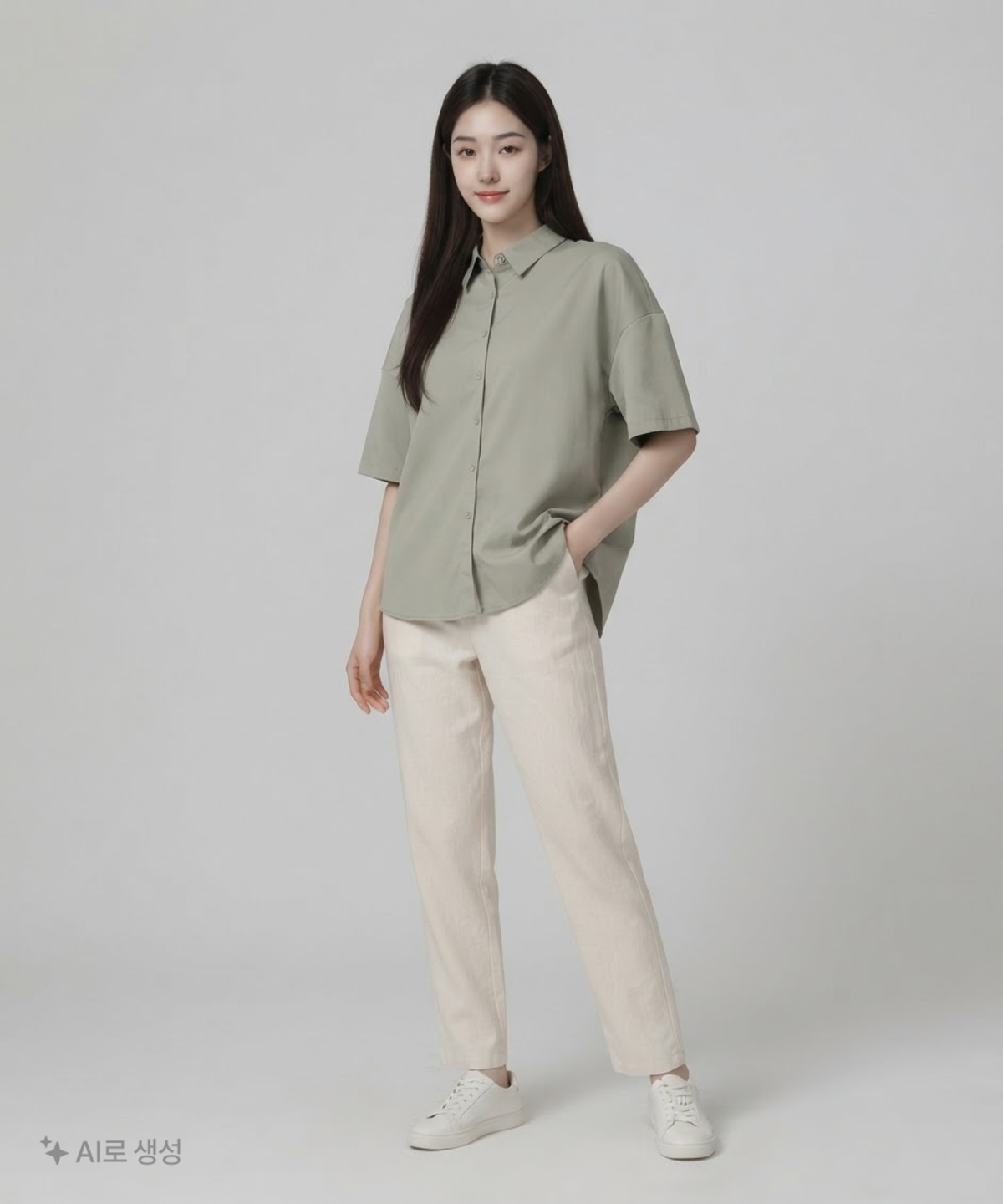 쉬인(SHEIN) 캐주얼 셔츠 L