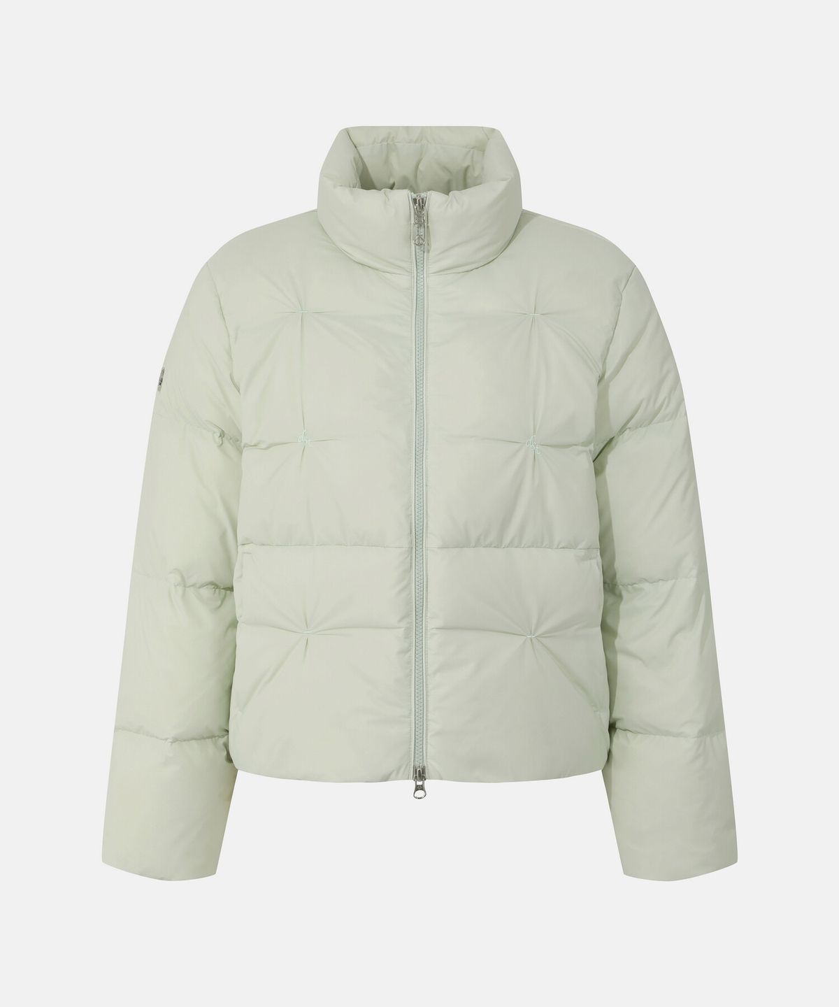 데상트(DESCENTE) 여성 퀼팅 중경량 다운 자켓 민트 SR422SDJO6