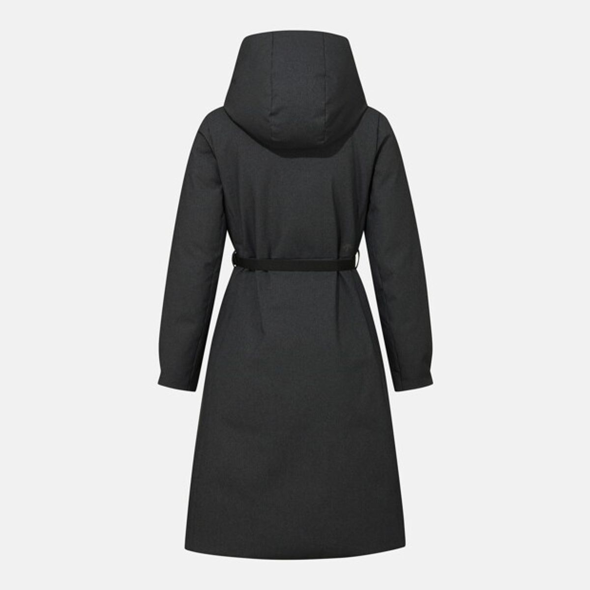 데상트(DESCENTE) 여성 숄 카라 벨트 헤비 다운 자켓 블랙 SR422SDJO2