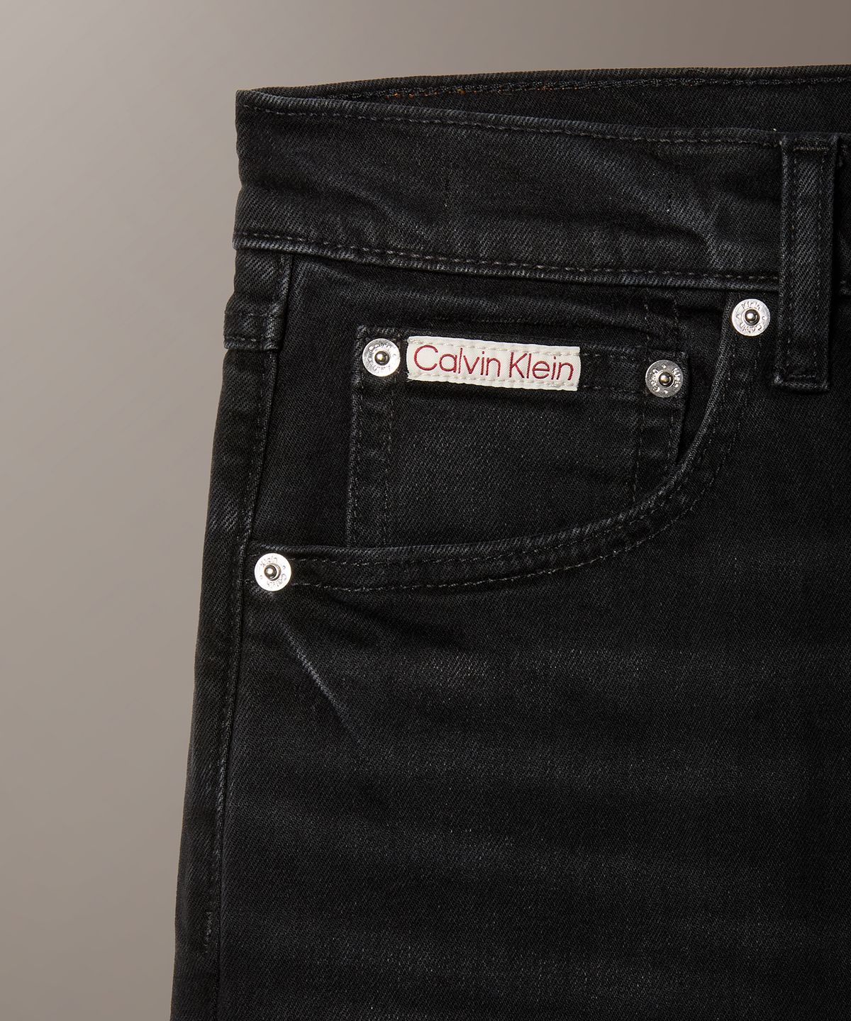 캘빈클라인 진(CALVIN KLEIN JEANS) 90s 스트레이트 클레이튼 블랙 울 데님 4RH929G ZCA
