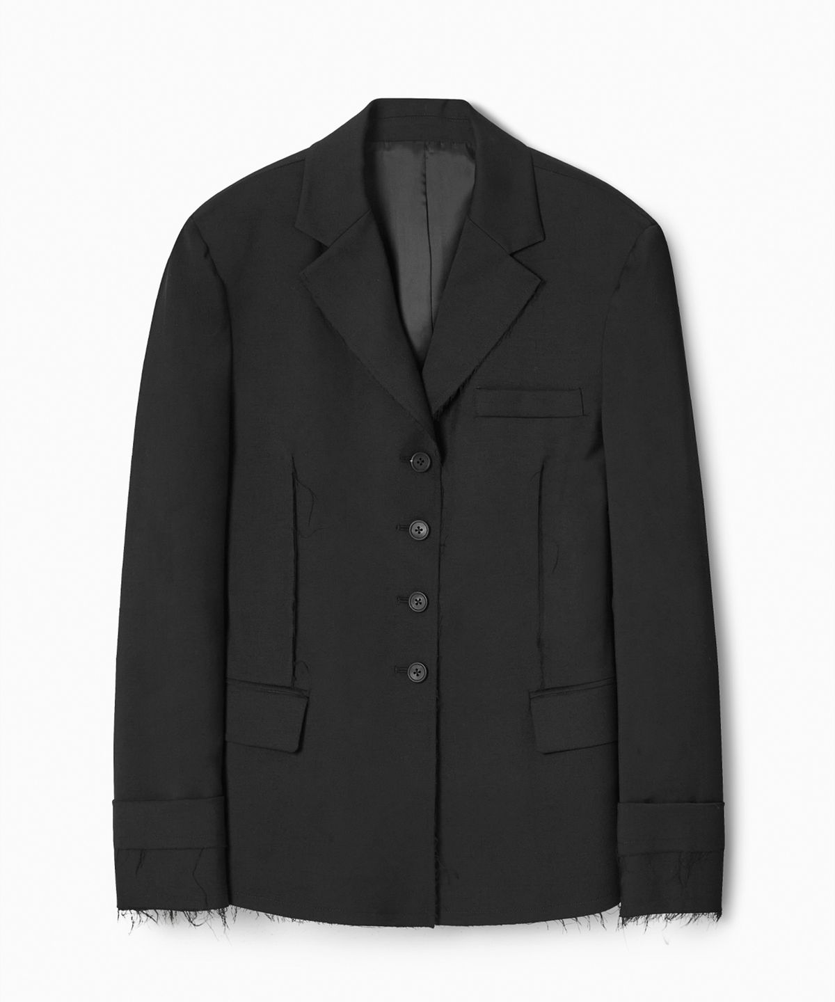 에스이오(s/e/o) RAW SLIM WOOL JACKET