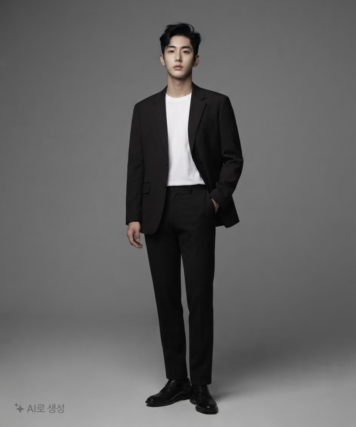 무신사 스탠다드(MUSINSA STANDARD) 릴렉스드 베이식 블레이저 [블랙] 2XL