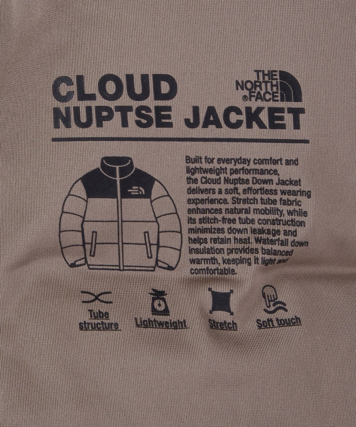 노스페이스(THE NORTH FACE) NJ1DS71B 남성 클라우드 눕시 다운 자켓 DARK BEIGE