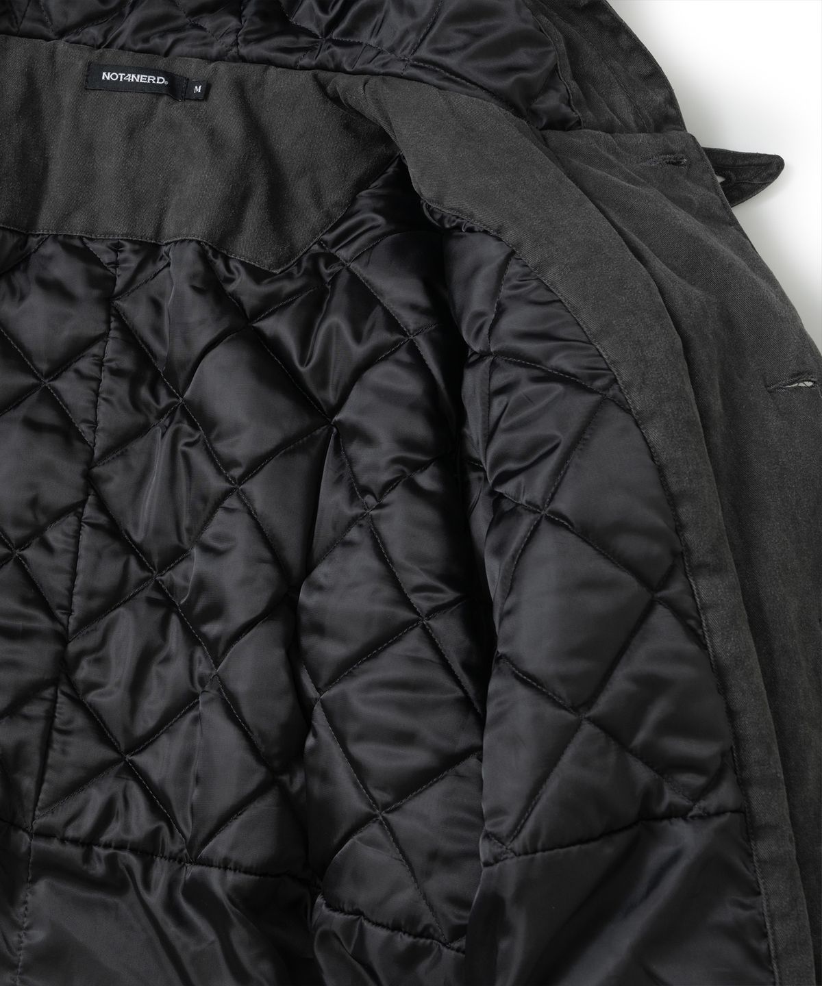 낫포너드(NOT4NERD) Circle Symbol Utility Fishtail Parka - Black