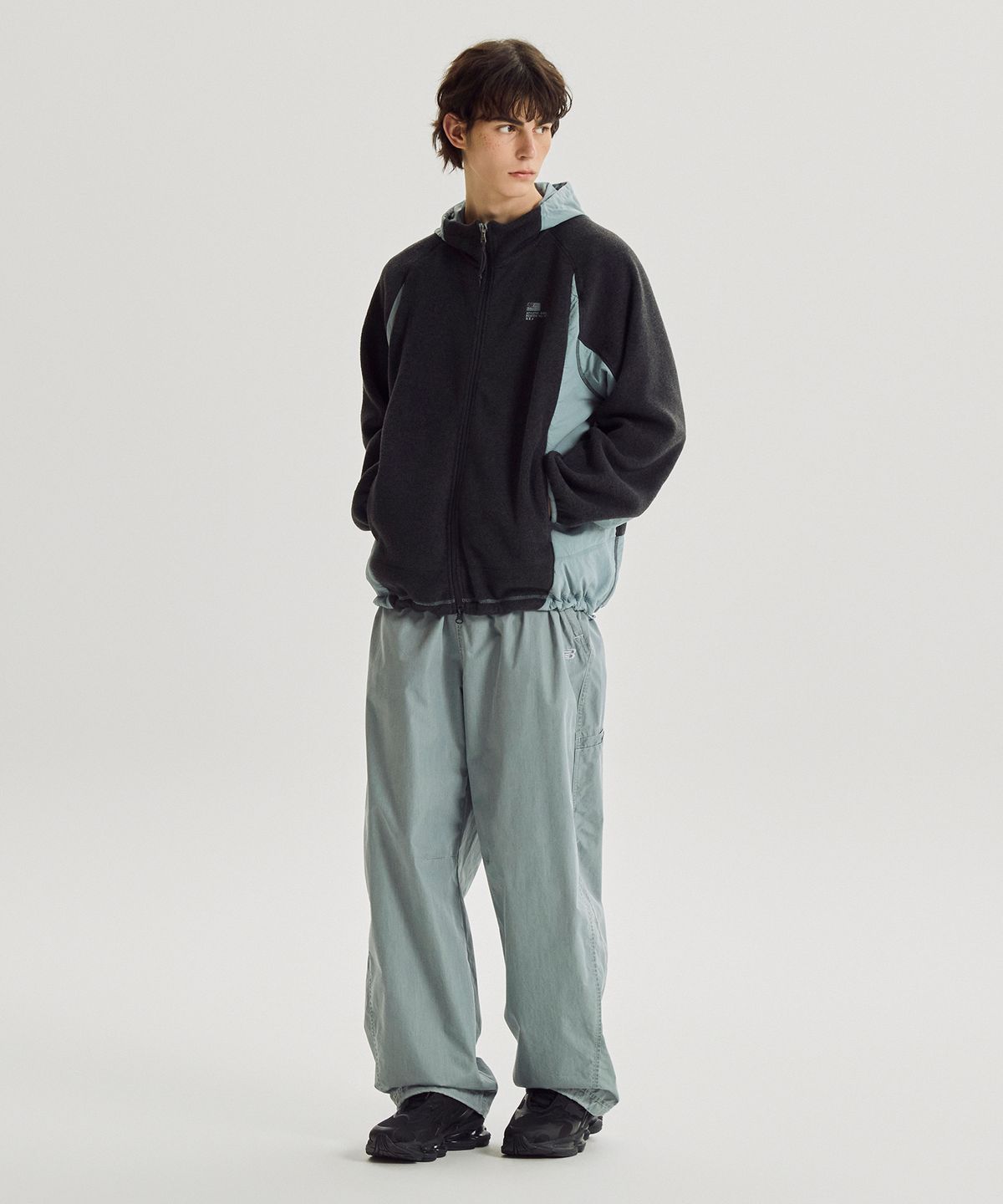 뉴발란스(NEW BALANCE) NBMDG41903 / UNI 플라잉 AEROHEAT 플리스 우븐 믹스 유틸리티 자켓 (MINT)
