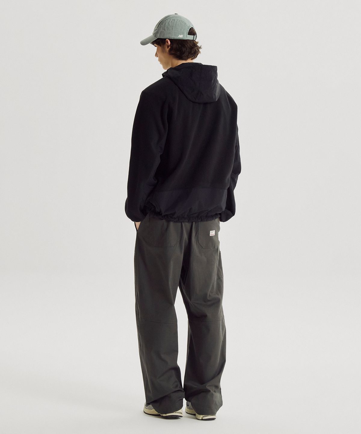 뉴발란스(NEW BALANCE) NBMDG41903 / UNI 플라잉 AEROHEAT 플리스 우븐 믹스 유틸리티 자켓 (BLACK)