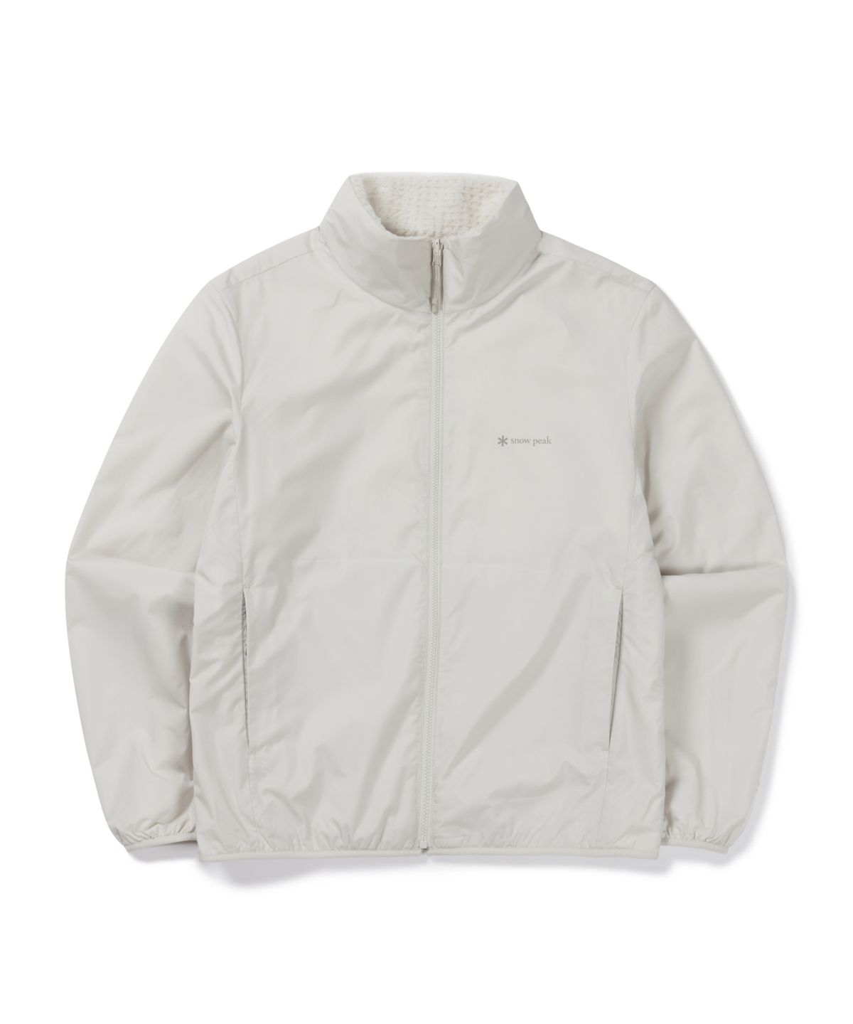 스노우피크 어패럴(SNOWPEAK APPAREL) 퍼텍스 폴라텍 알파 여성 리버시블 스탠드넥 자켓 (S26WWTJK51) Light Beige