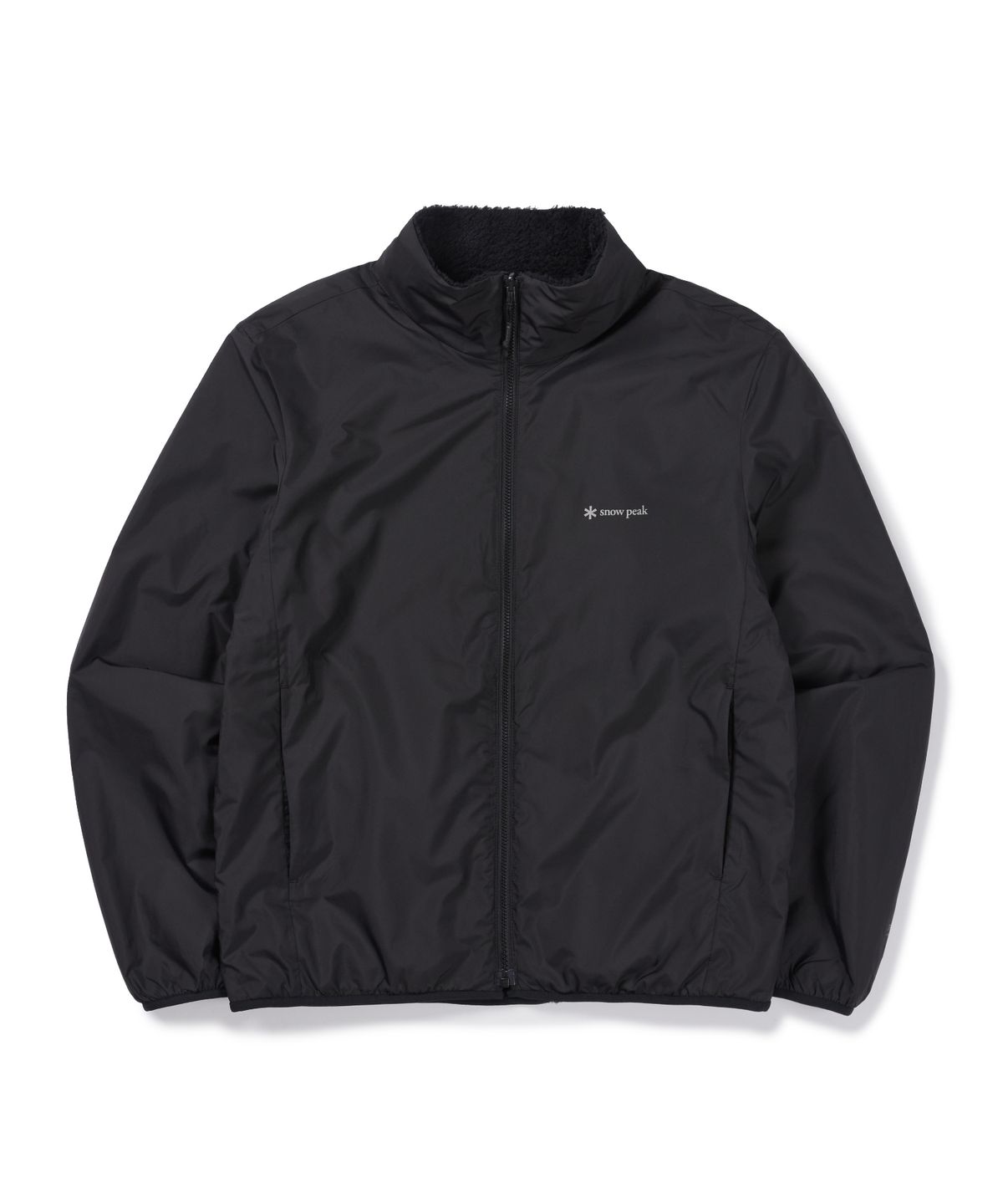 스노우피크 어패럴(SNOWPEAK APPAREL) 퍼텍스 폴라텍 알파 여성 리버시블 스탠드넥 자켓 (S26WWTJK51) Black