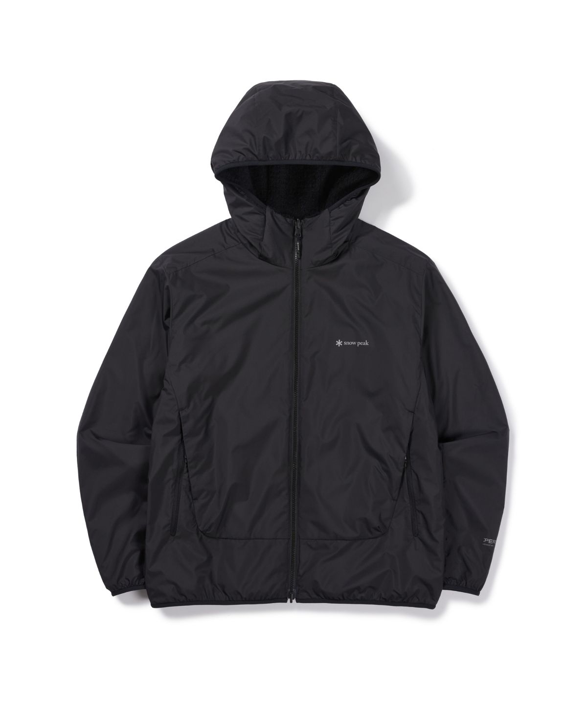 스노우피크 어패럴(SNOWPEAK APPAREL) 퍼텍스 폴라텍 알파 리버시블 후드 자켓 (S26WMTJK50) Black