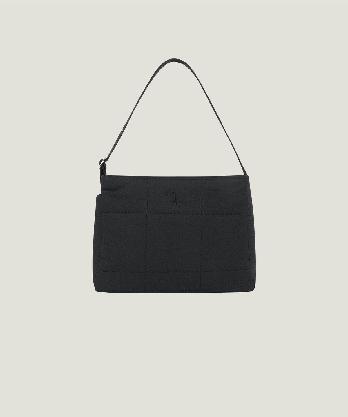 무쿠앤에보니(MUCU AND EBONY) Comfy Padding Cross Bag (3way) _ Black
