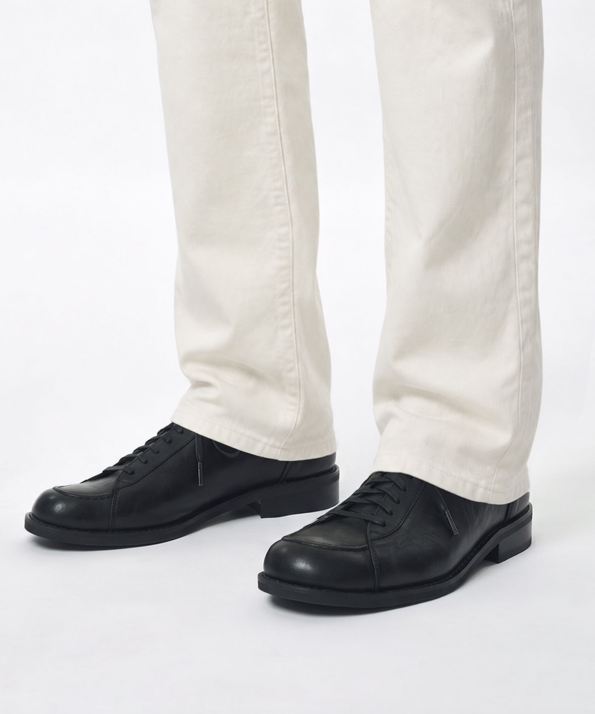 커스텀에이드(CUSTOMADE) 브릭스 소가죽 데일리 컴포트 더비 4cm (CR0116BK)