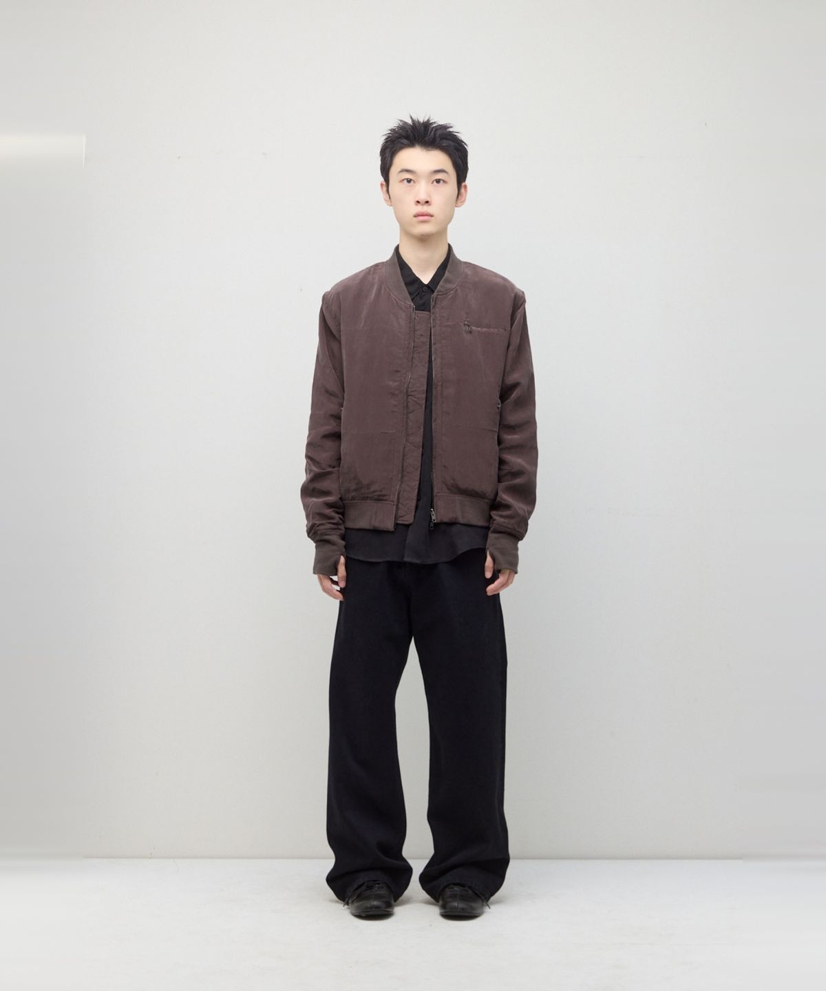 해칭룸(HATCHINGROOM) Regular Bomber Burgundy