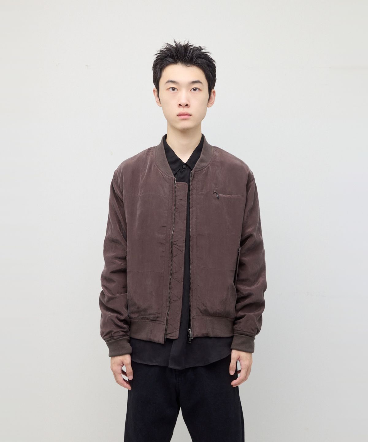 해칭룸(HATCHINGROOM) Regular Bomber Burgundy