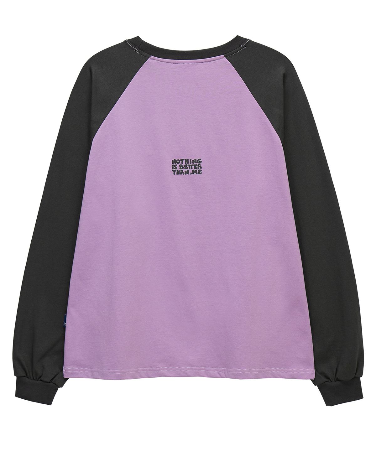 낫띵이즈베럴댄미(NOTHINGISBETTERTHANME) RAGLAN LONG SLEEVE_charcoal