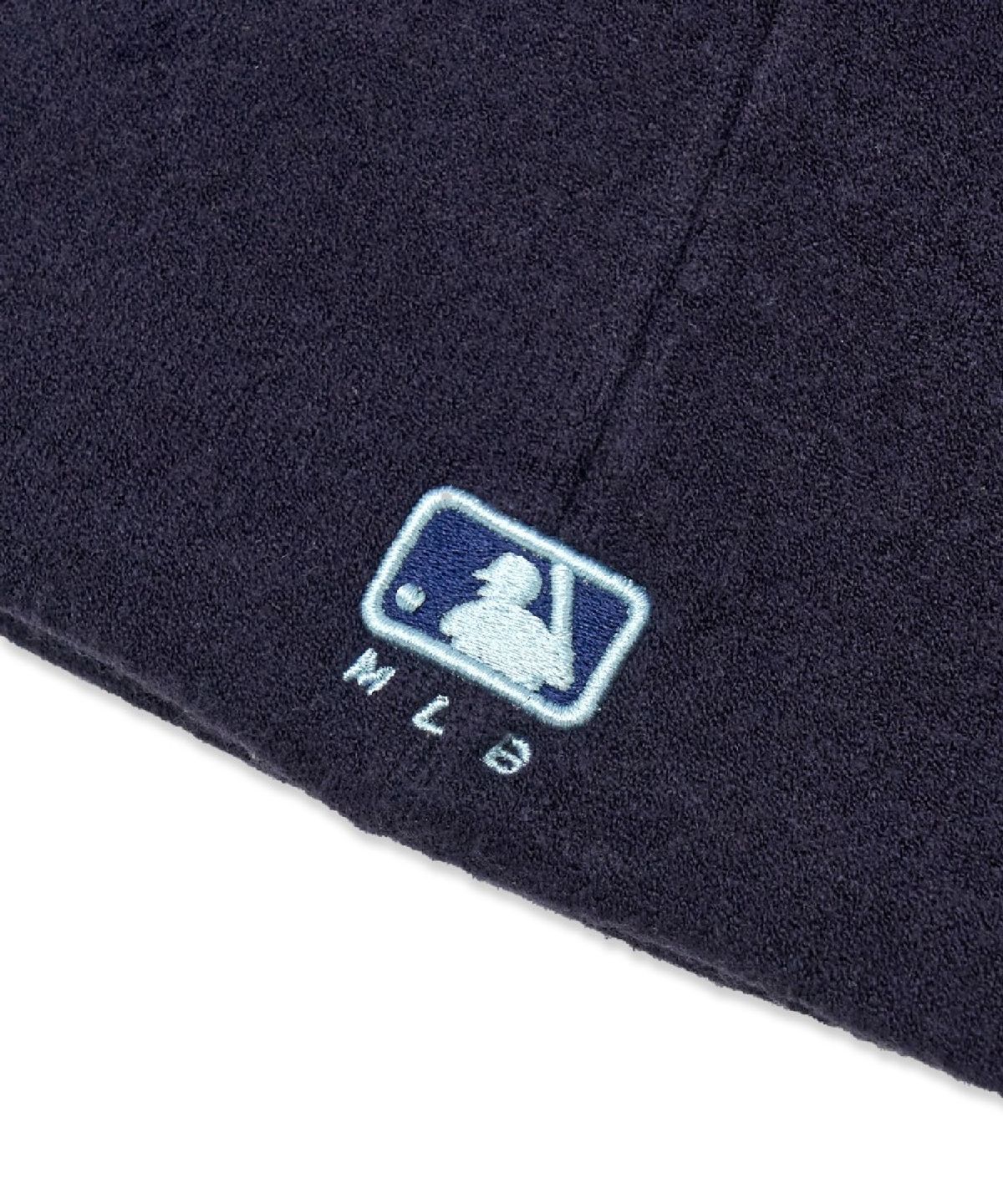 엠엘비(MLB) 고프코어 레터링 노 커프스 비니 LA (D.Navy)