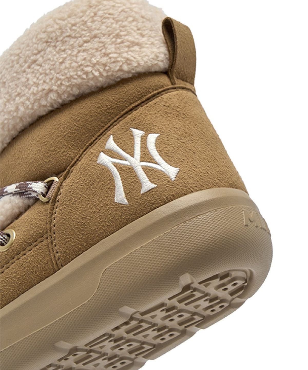 엠엘비(MLB) 레이스업 플리스 부츠 NY (Beige)