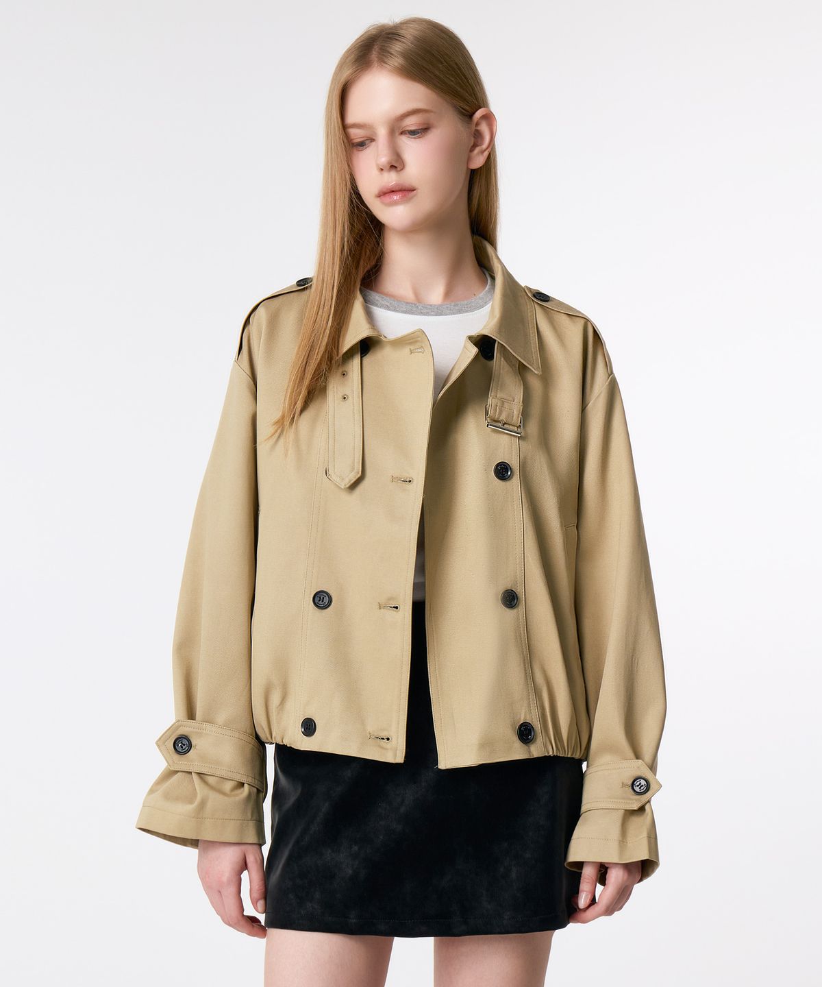 판도라핏(PANDORAFIT) Salt Trench Jacket (Beige)