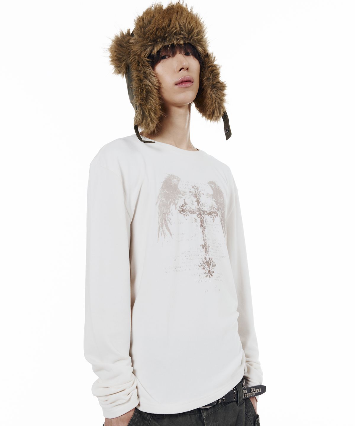 아캄(AAKAM) X Stitch Fur Trapper (Khaki)
