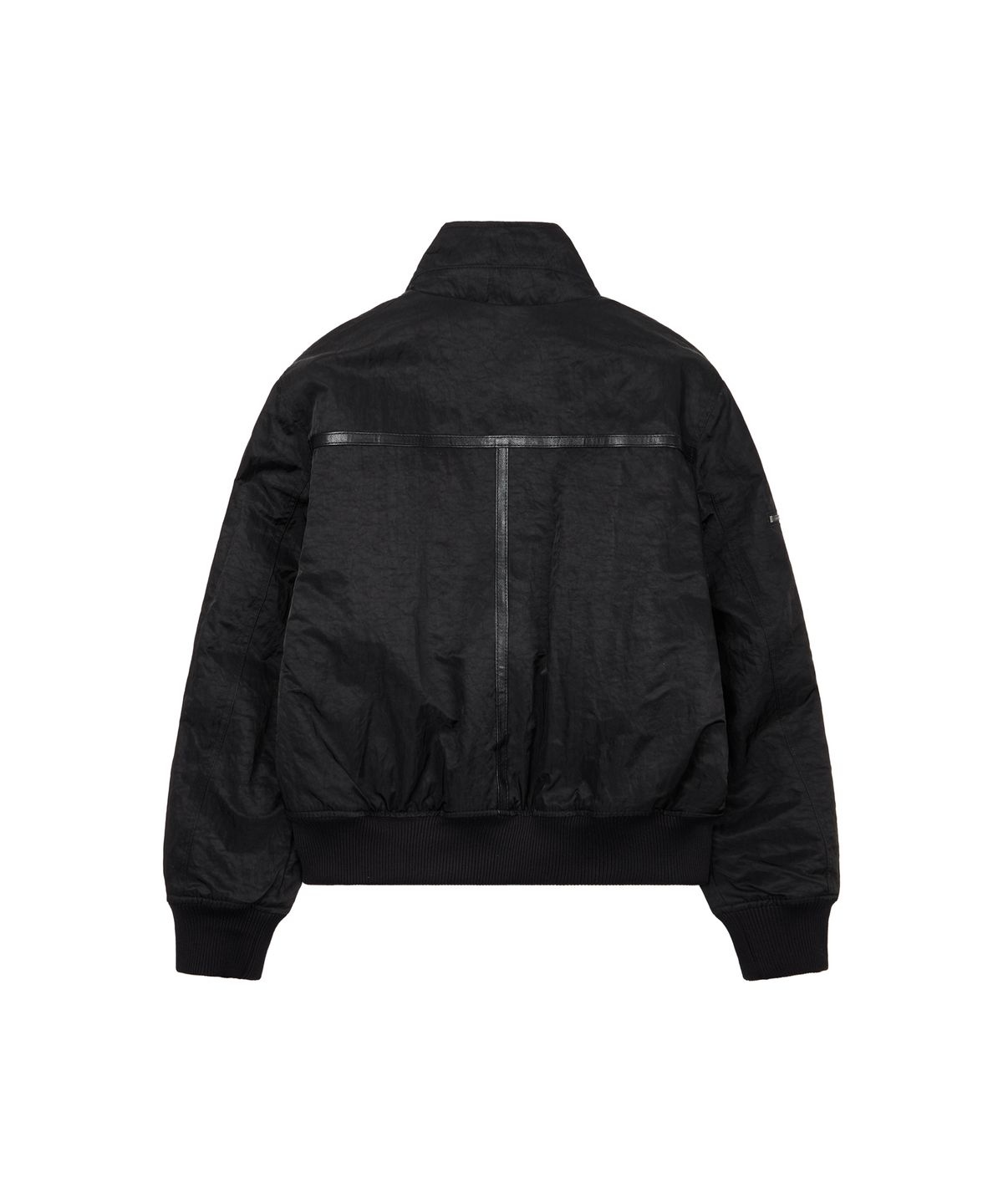 아캄(AAKAM) Tactical Leather Patch Jacket (Black)